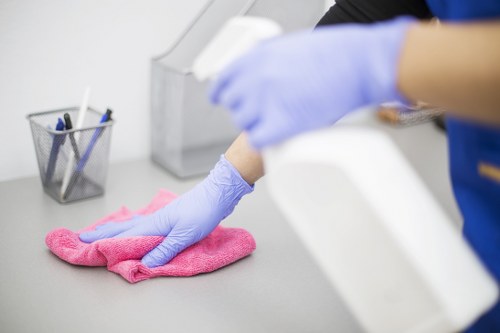 Clean and organised office interior showing commercial cleaning results in Ruislip