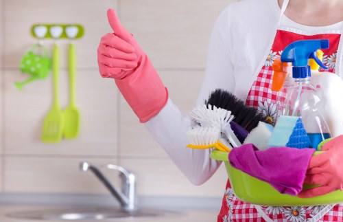 Ruislip house cleaning service preparing a modern family home